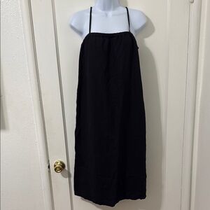 A New Day Black Spaghetti Strap Midi Sundress